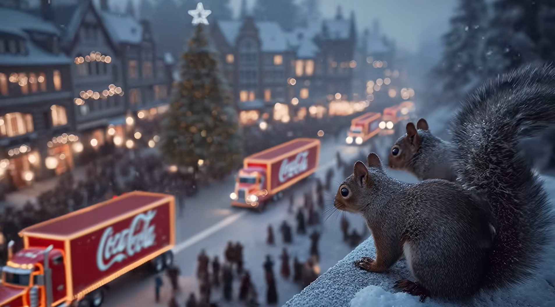 Example of how brands experiment with AI content: Coca-Cola's Christmas ad caused negative reactions from viewers. | SEO X-Ranks
