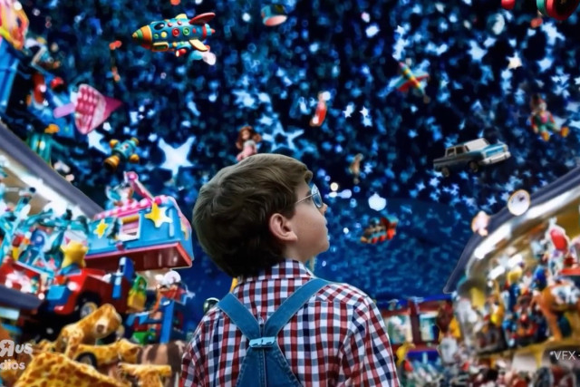 Frames from the Toys «R» Us commercial created using the Sora AI. Photo 1.